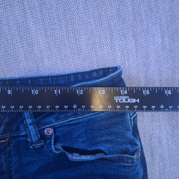 American Eagle Jeans Mens 30x30 Original Boot Cut Dark Wash Casual y2k Workwear - Picture 11 of 16